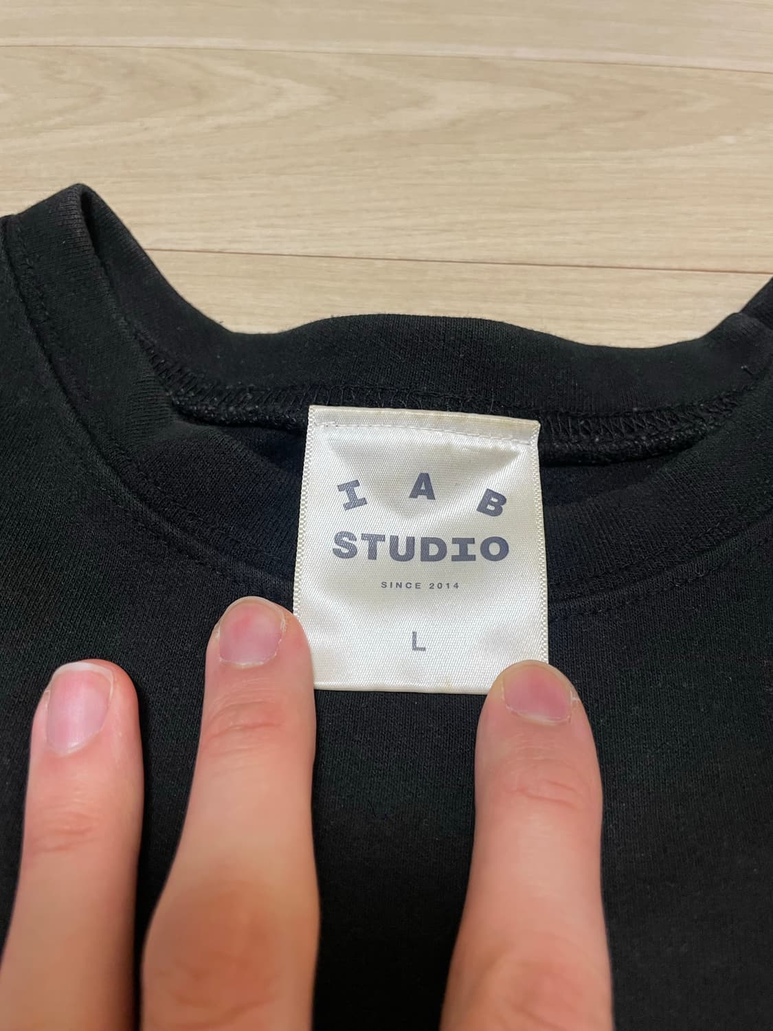 아이앱스튜디오 반팔 블랙 라지L 상품이미지3