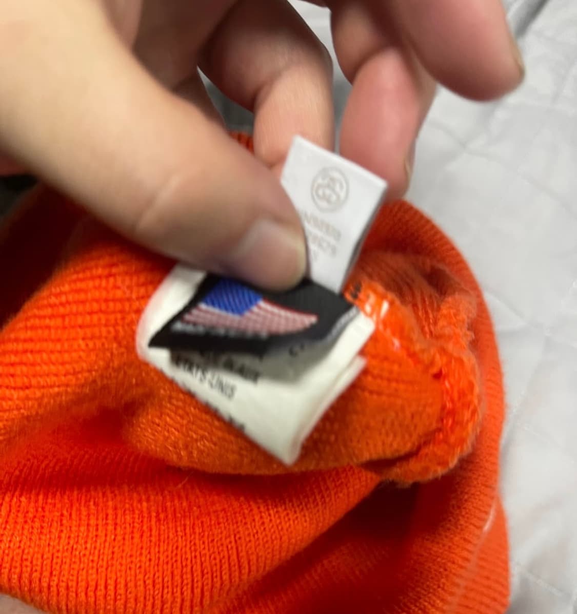 스투시 오렌지 비니 상품이미지3