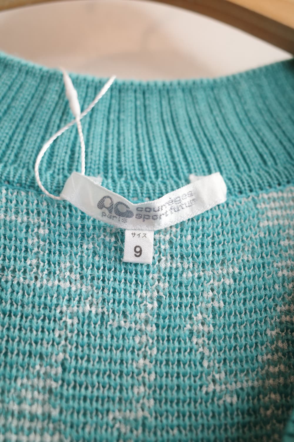 Courreges 쿠레쥬 올드모델 울 니트 베스트  상품이미지3