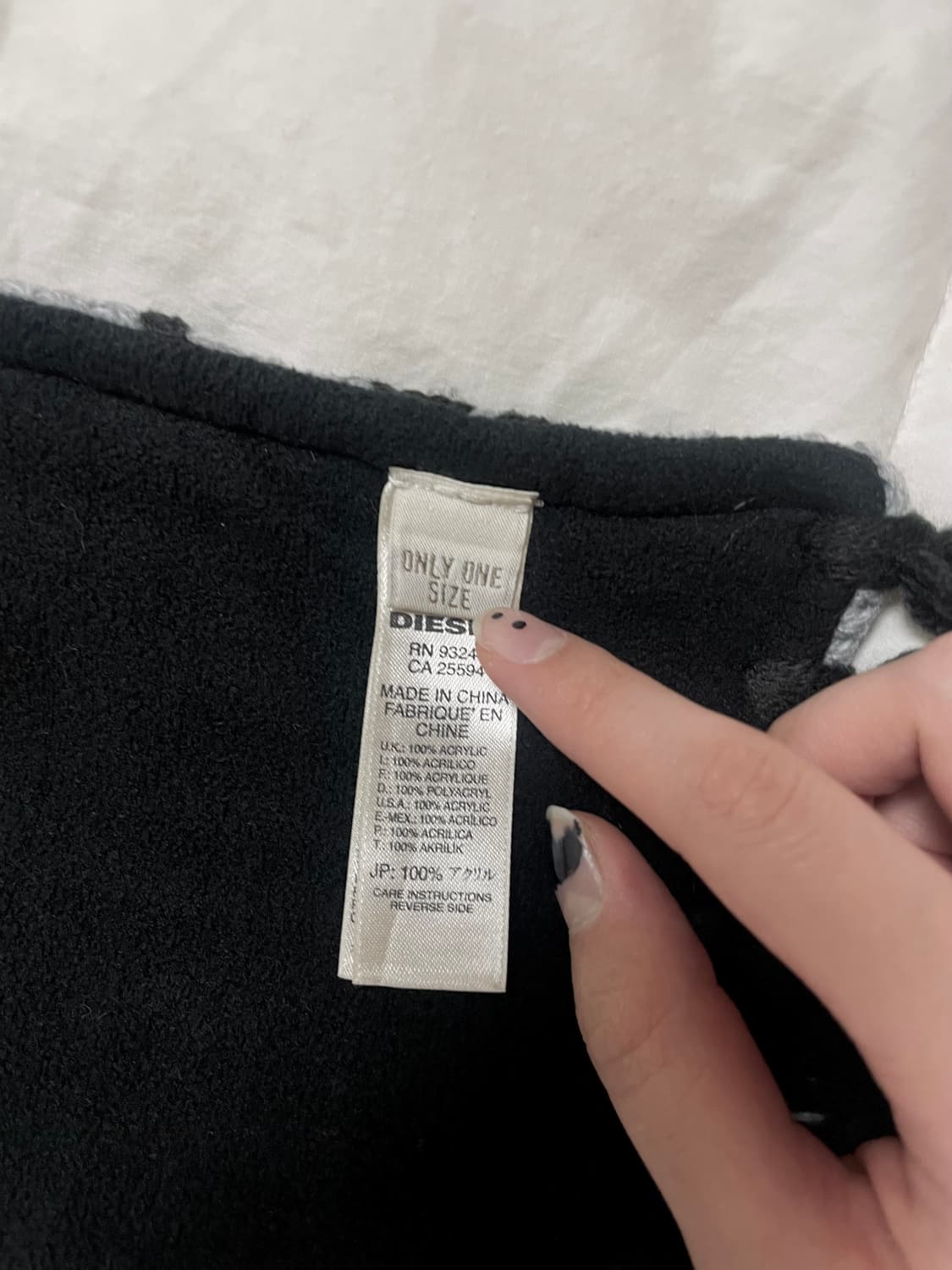 Diesel 디젤 스컬 노르딕 머플러  상품이미지5