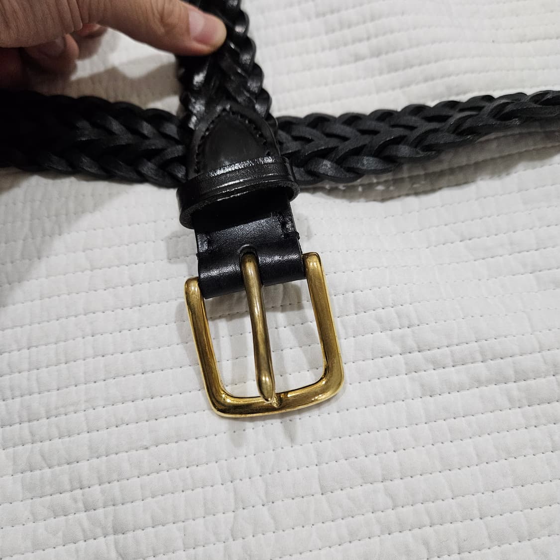 [M] 드레익스 위빙 벨트 블랙 상품이미지2