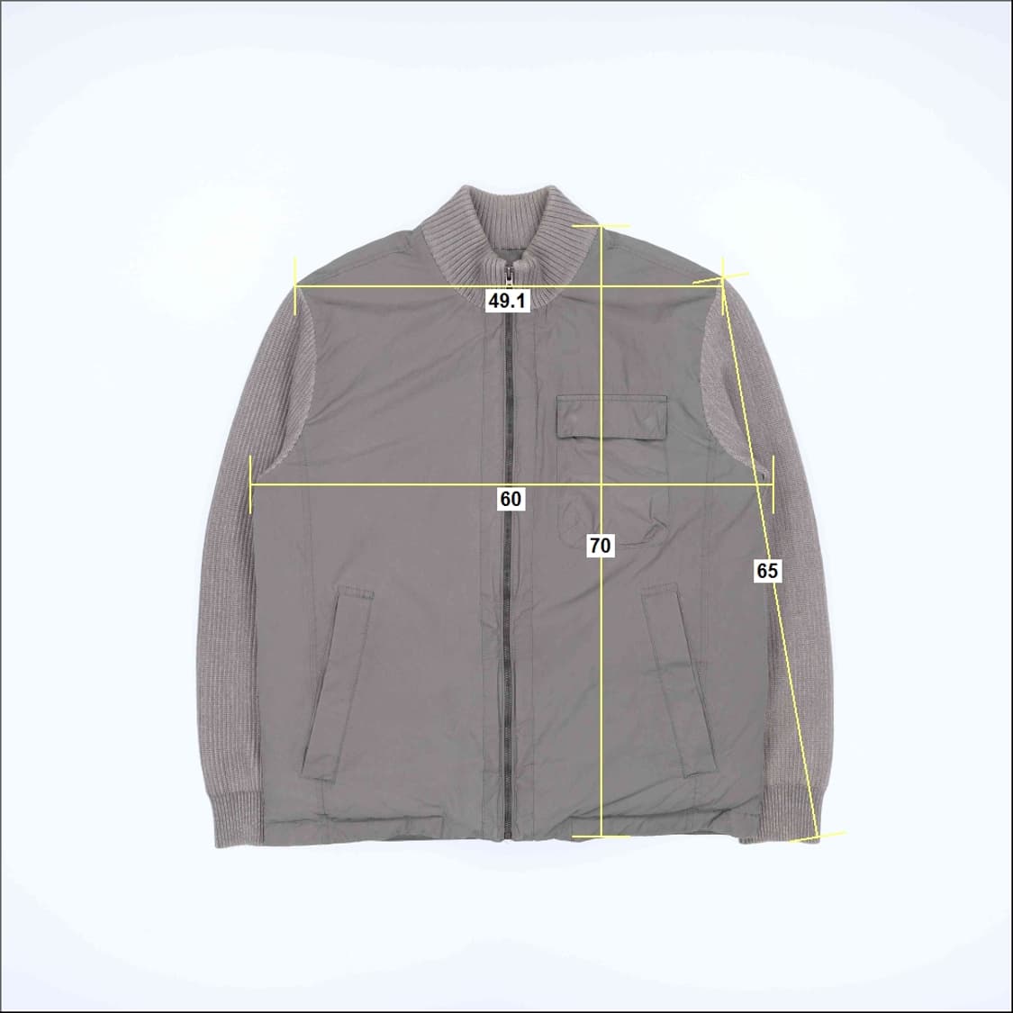 [105] 시리즈 구스다운 니트패치 패딩 점퍼 자켓 N6890 상품이미지8