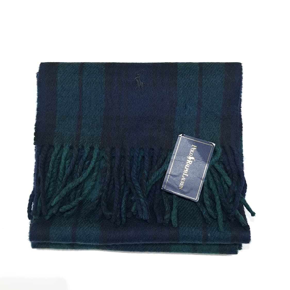 MX530 폴로 00s 이태리판 램스울 블랙워치 네이비그린 머플러 목도 상품이미지7