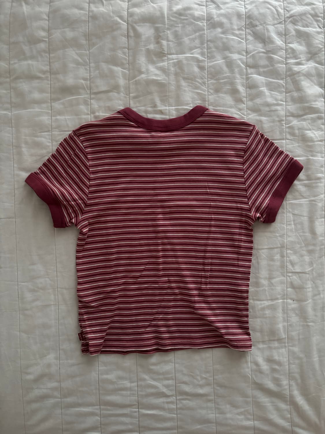 [Levi‘s] 리바이스 스트라이프 세미크롭 티셔츠 상품이미지5