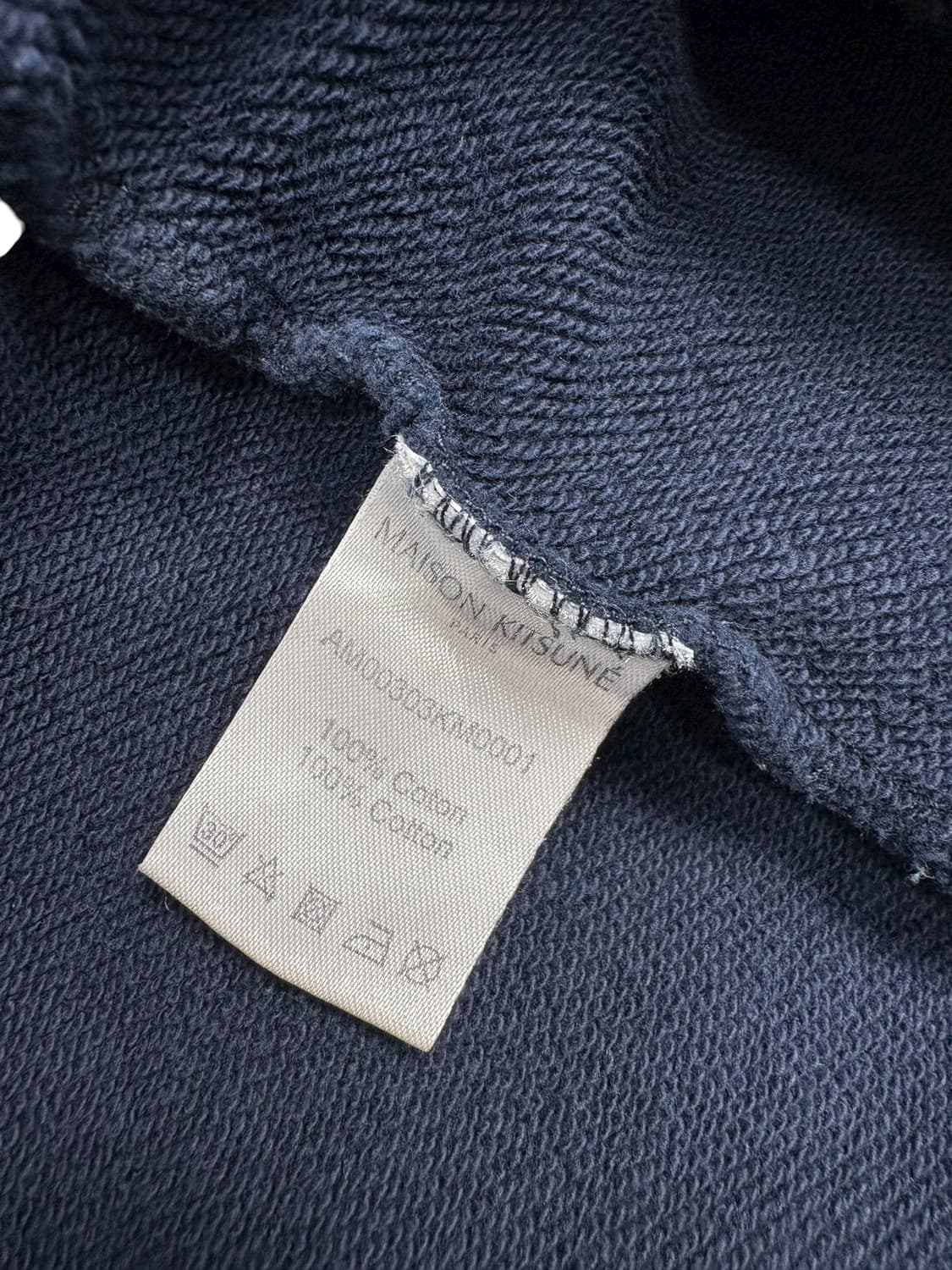 메종키츠네 맨투맨 네이비 상품이미지6