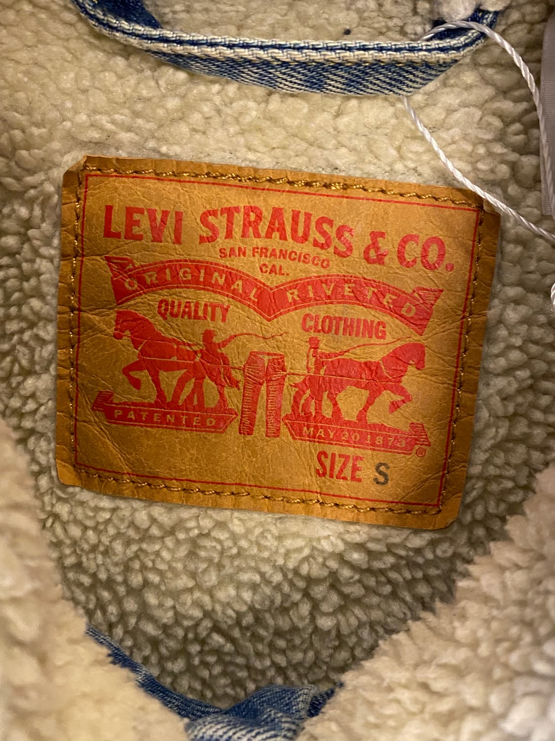 리바이스 시어링 데님 자켓 (Man S) AA1359 상품이미지4