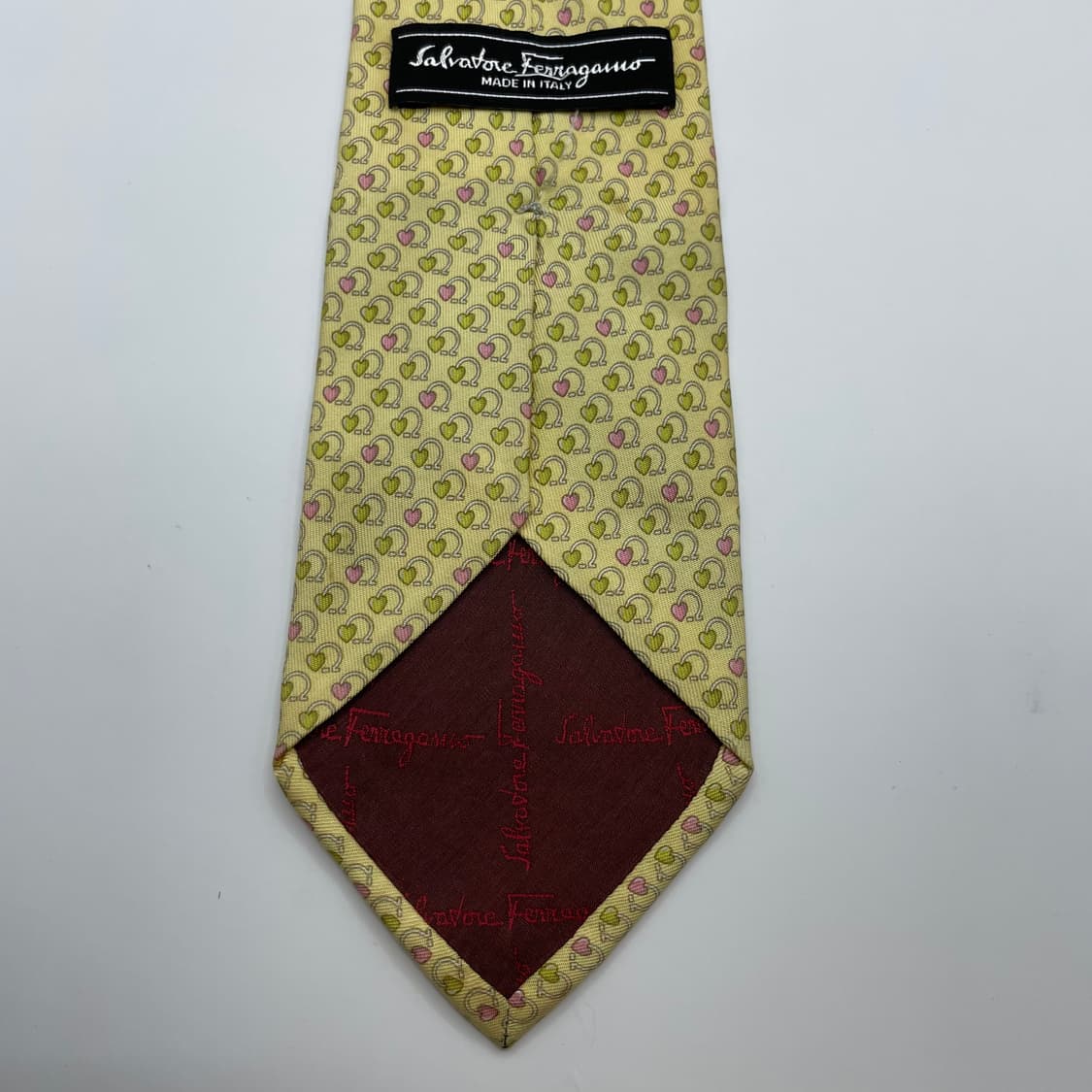 658) (Ferragamo) 살바토레페레가모 패턴 넥타이(미세오염) 상품이미지4