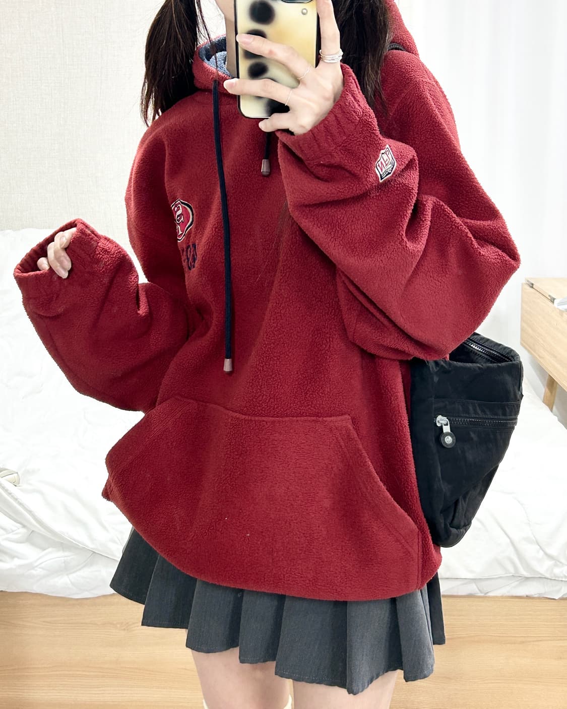 WWS NFL 90‘s 샌프란시스코 포티나이너스 플리스 후드 상품이미지1