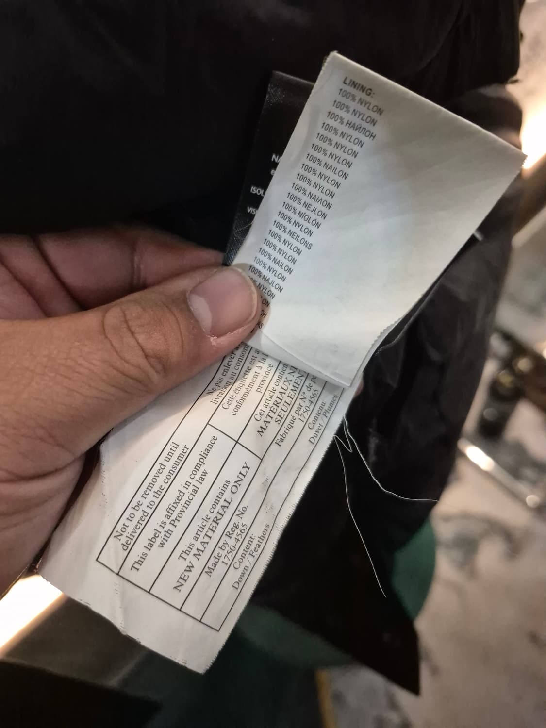 노비스 야테시 블랙 색상 패딩 L 상품이미지7