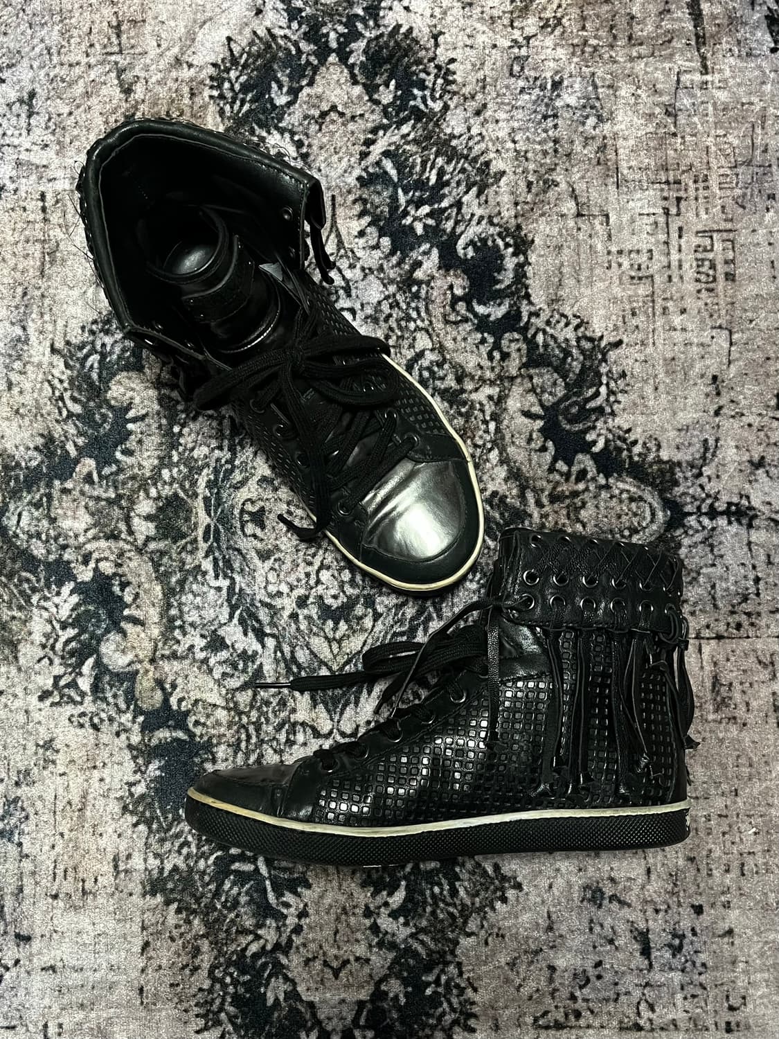 발망 Woven Tassel High-Top Sneakers 상품이미지2