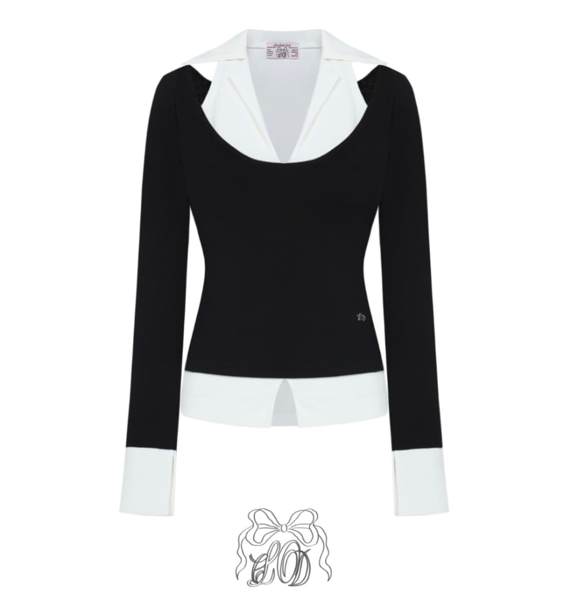 클라우드이모션 바나 레이어드 티셔츠 상품이미지1