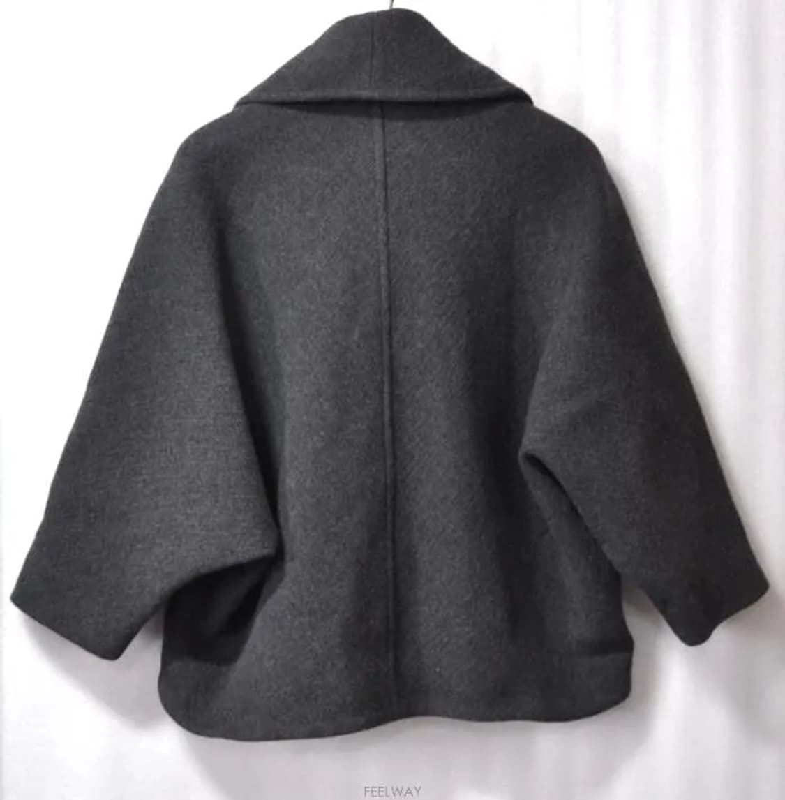 자라(ZARA)/여성루즈핏모직혼방원버튼자켓(사이즈55~66)미사용품 상품이미지2