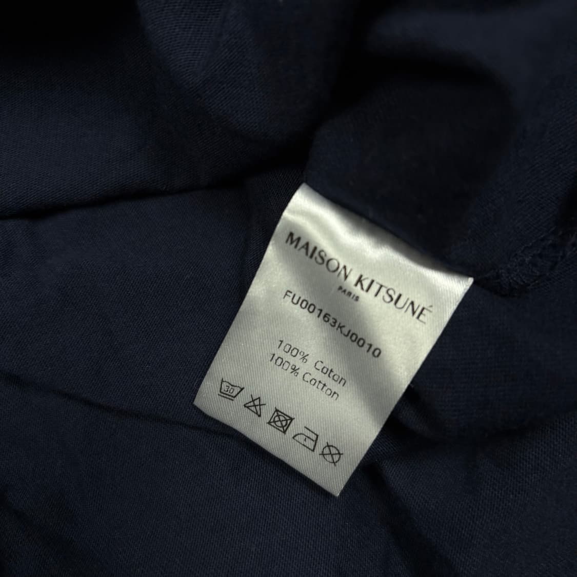 메종키츠네 폭스 네이비 롱 슬리브 상품이미지4