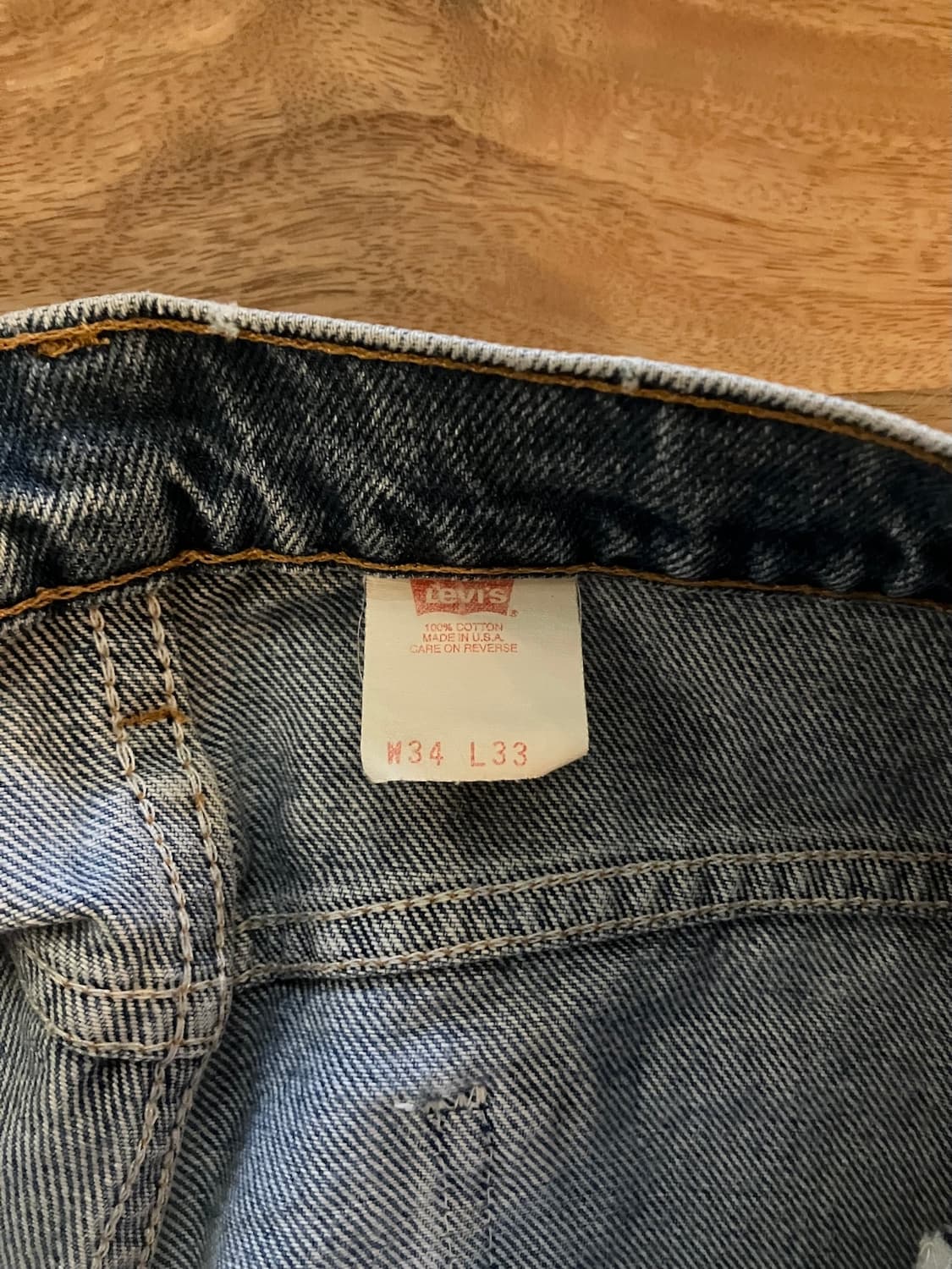 90s USA 빈티지 리바이스 517 부츠컷 데님 팬츠 상품이미지9