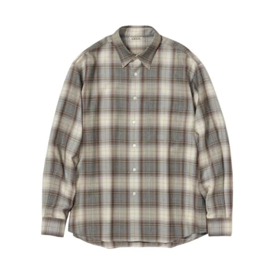 오라리 22aw 체크셔츠 상품이미지1