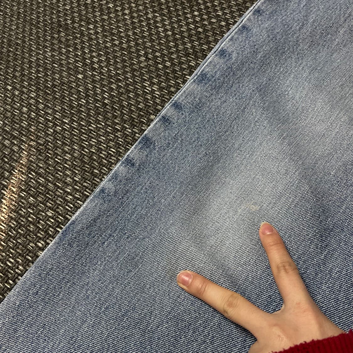 (34) 리바이스 550 35X34 연청 데님 팬츠 상품이미지3