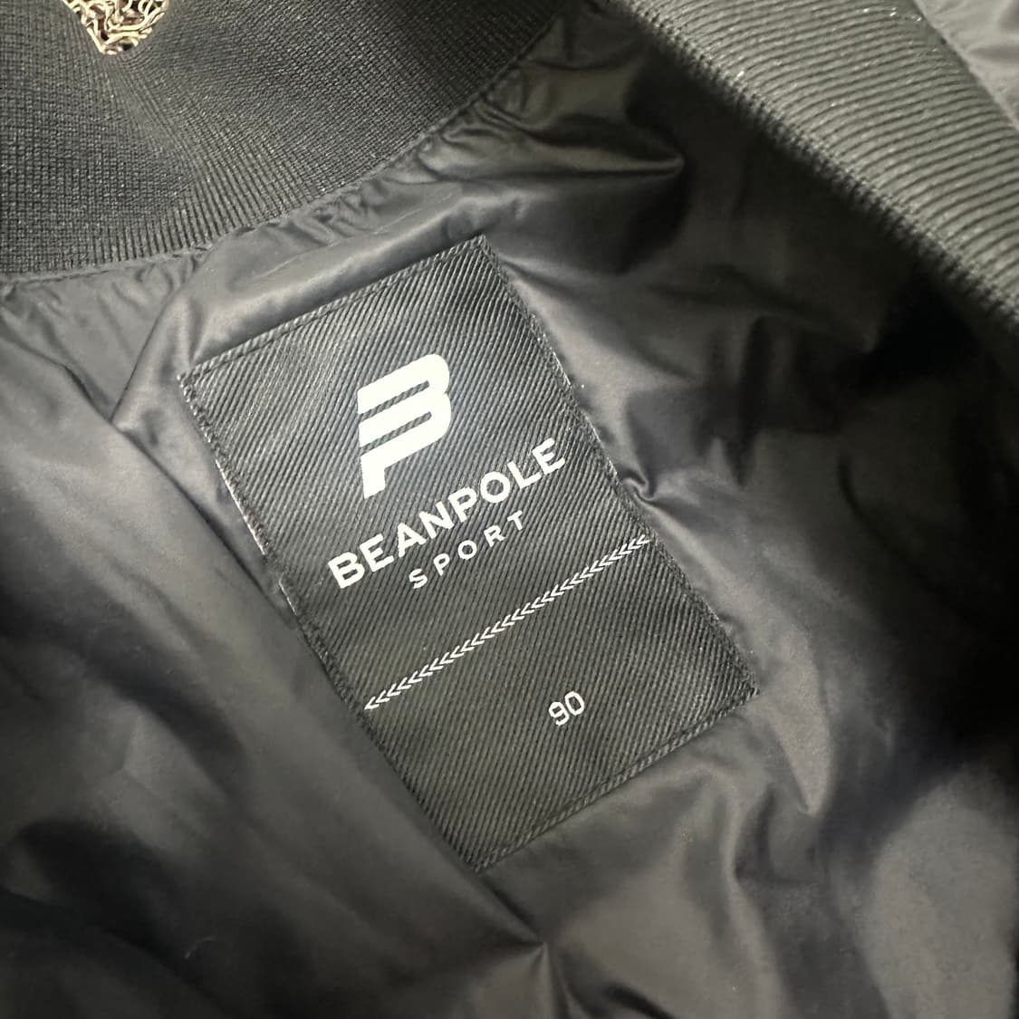 빈폴 여성 골프웨어 덕다운 경량 패딩 블랙 90사이즈 상품이미지2