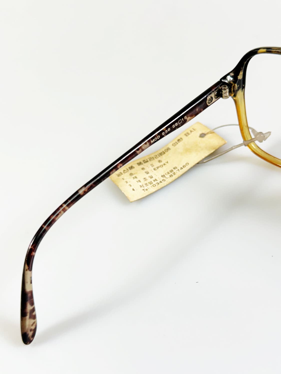 80s MIGHTY 보잉 스퀘어 프레임 빈티지 안경 상품이미지7