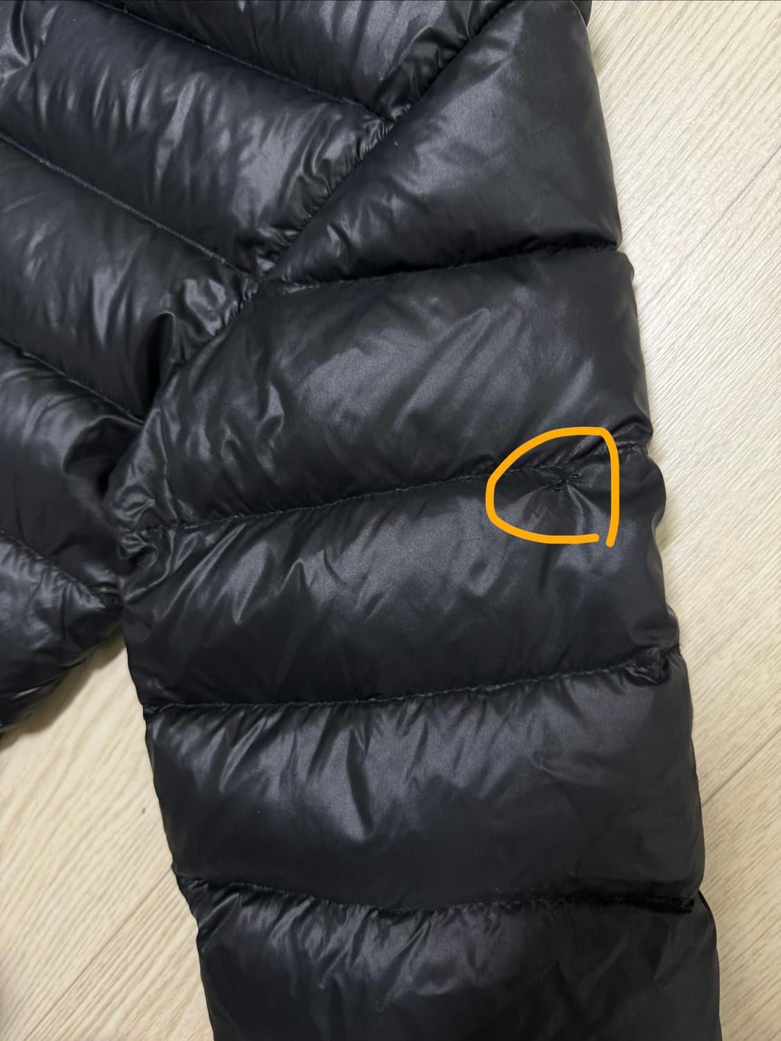 남성 S / 나이키 블랙 경량패딩 상품이미지9