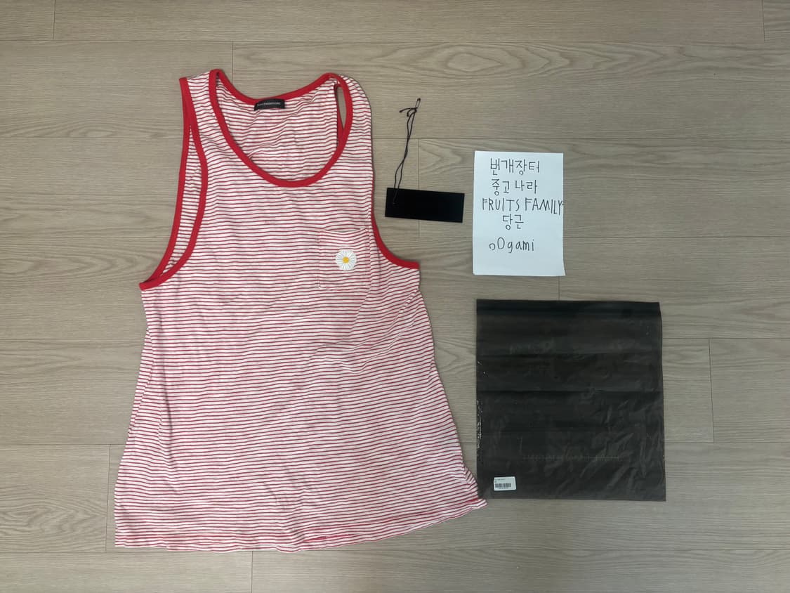 PMO TANK TOP #1 RED 상품이미지5
