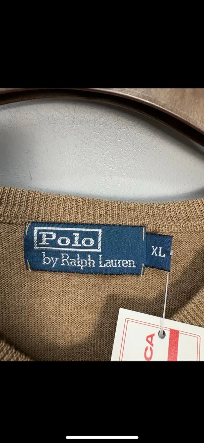 폴로 랄프로렌 포니로고 브이넥 딥베이직 니트 베스트 H1067 상품이미지5