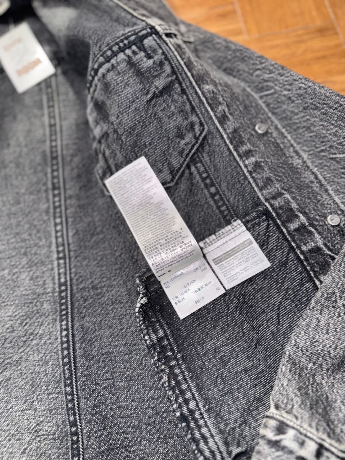 리바이스 블랙데님자켓  상품이미지6