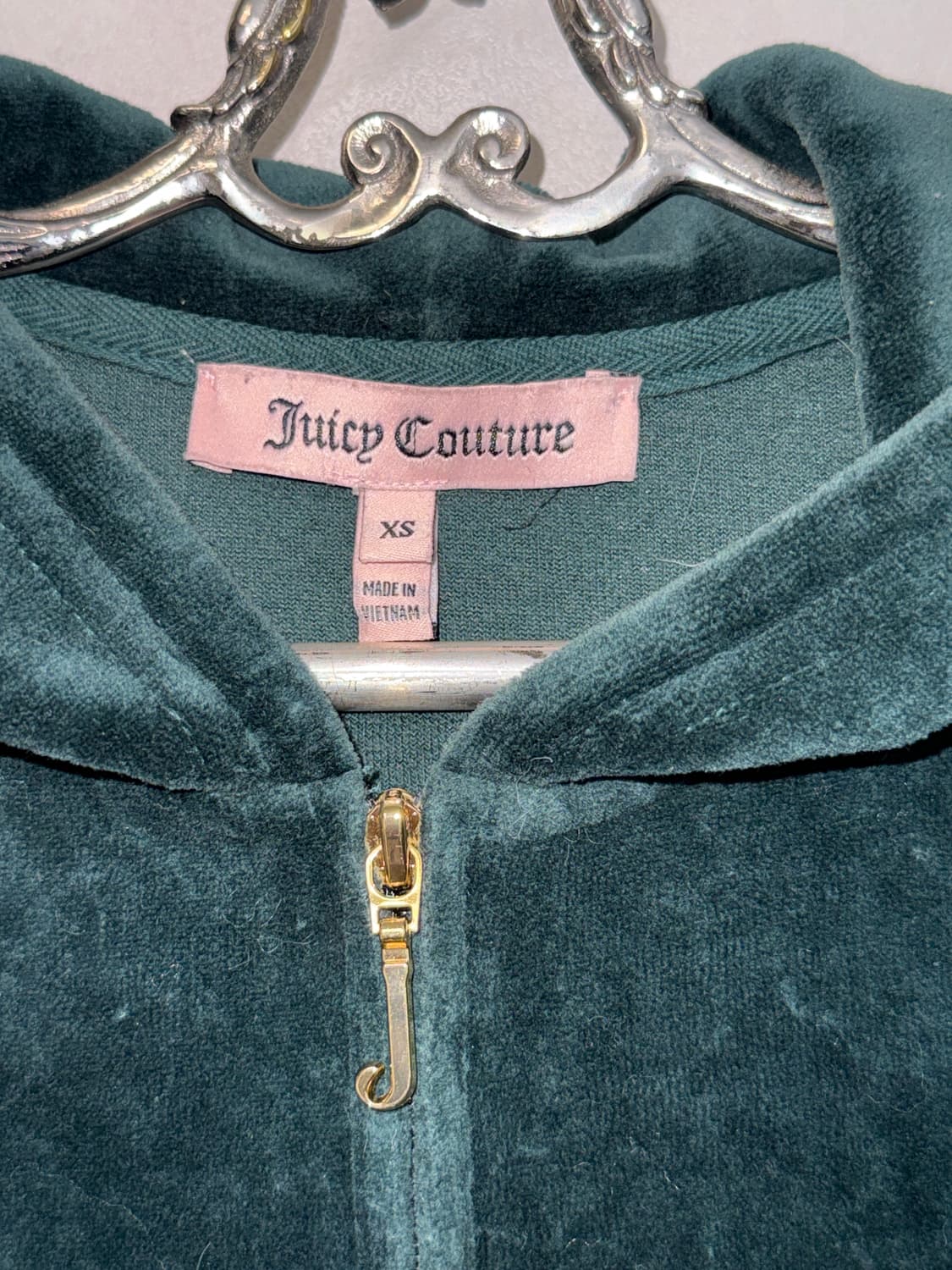 Juicy Couture green velvet training set 상품이미지8