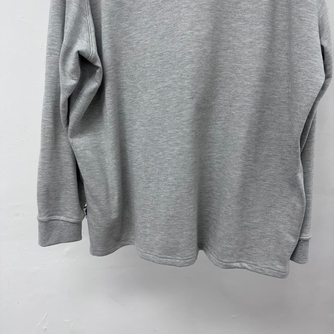 라퍼지스토어 럭비 카라 맨투맨 그레이 L(오버핏) 새상품 J34 상품이미지6