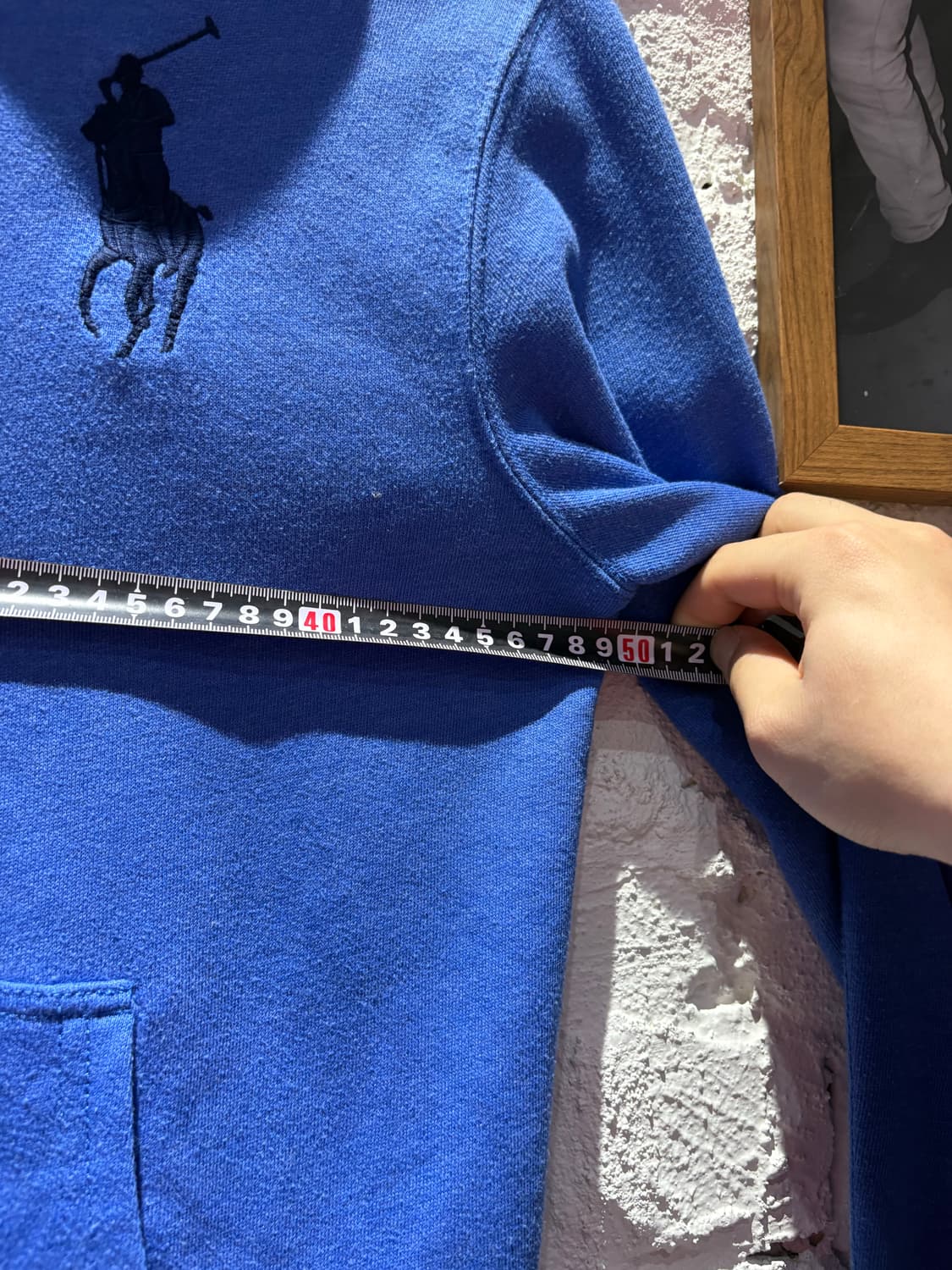 폴로 빅포니 블루 후드집업 상품이미지7