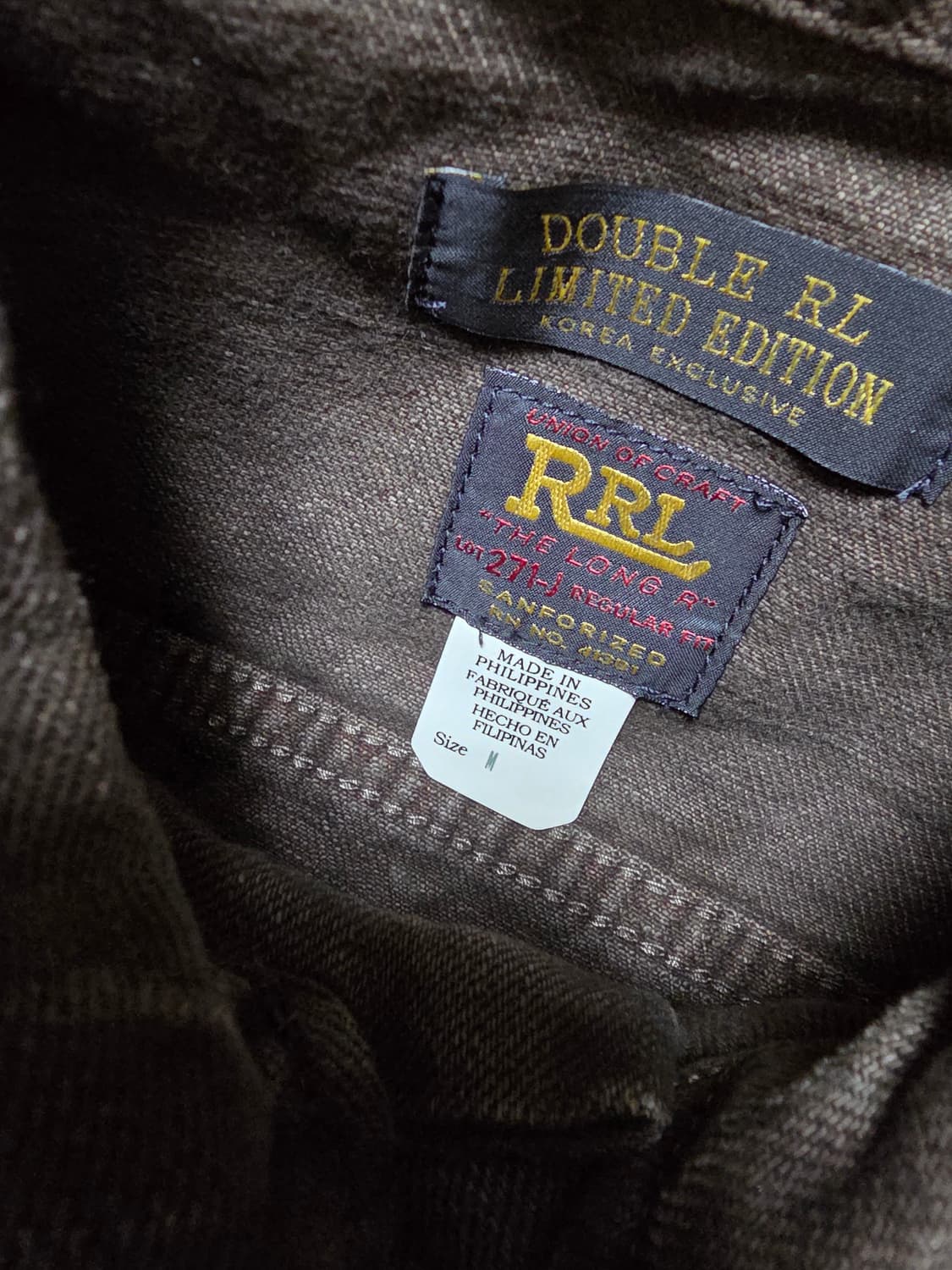 RRL LOT271 코리아익스클루시브 한정판 M사이즈 팝니다. 상품이미지3