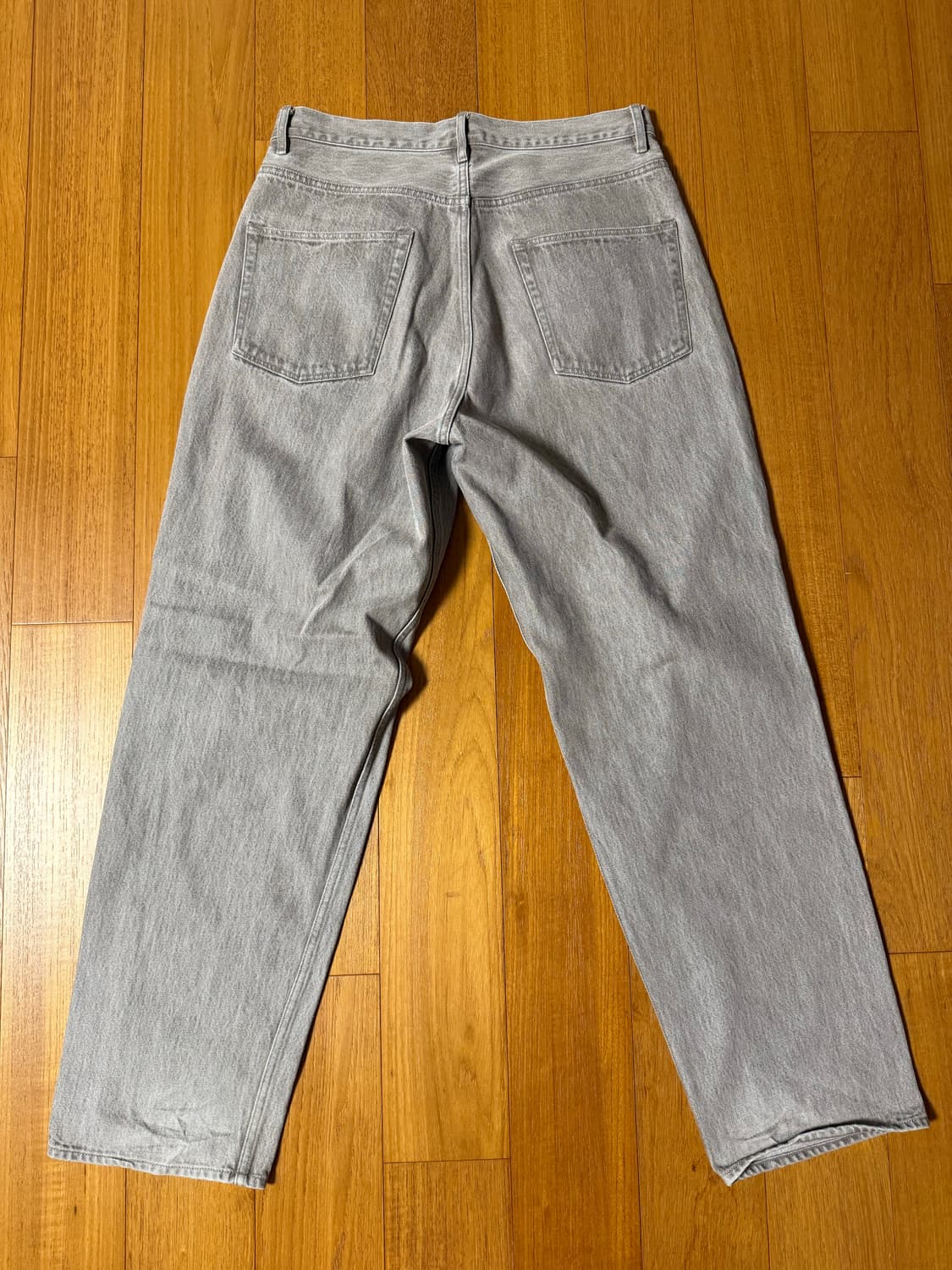 오라리 그레이 데님팬츠 34사이즈 판매 상품이미지2