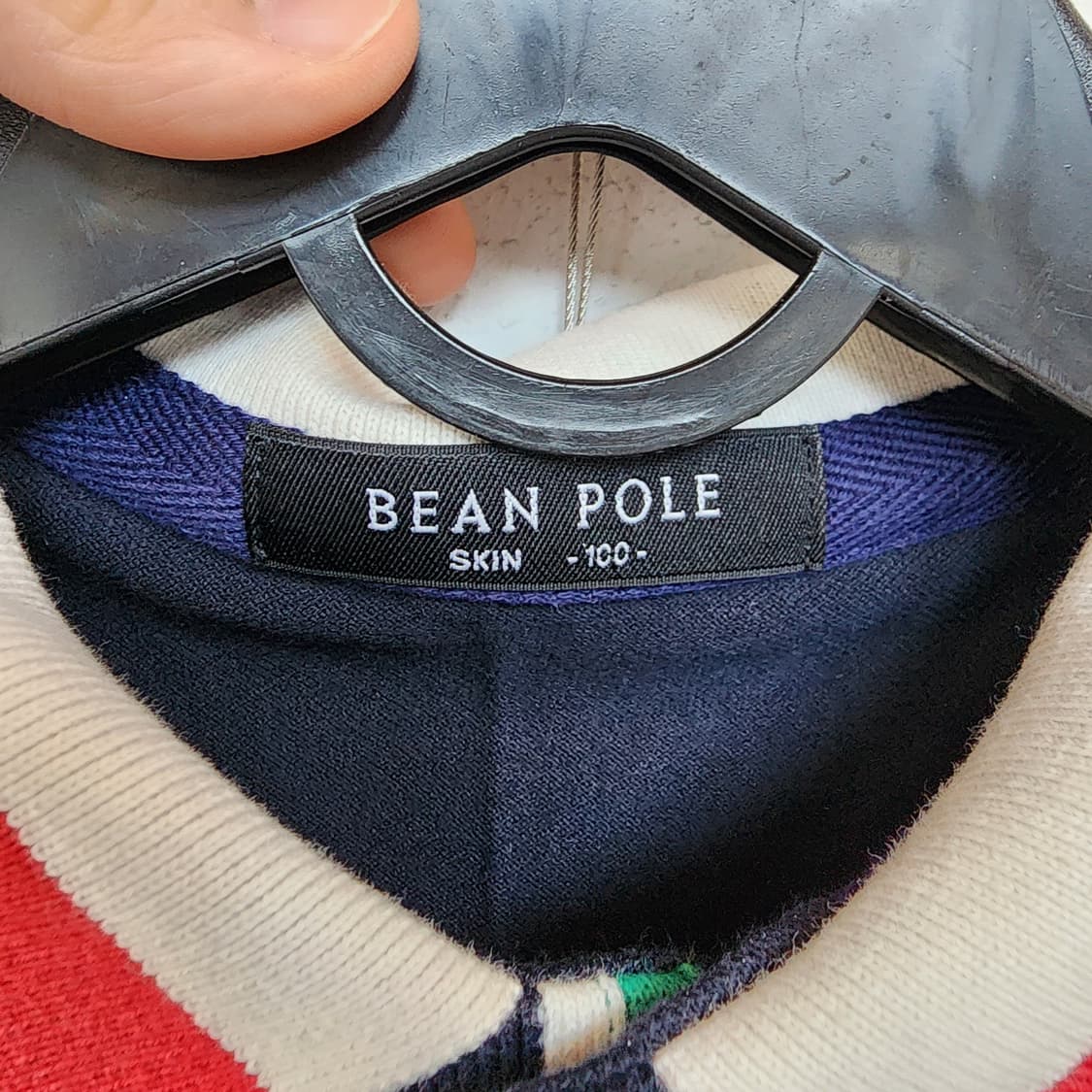 빈폴 네이비 배색 반팔 폴로티 상품이미지7