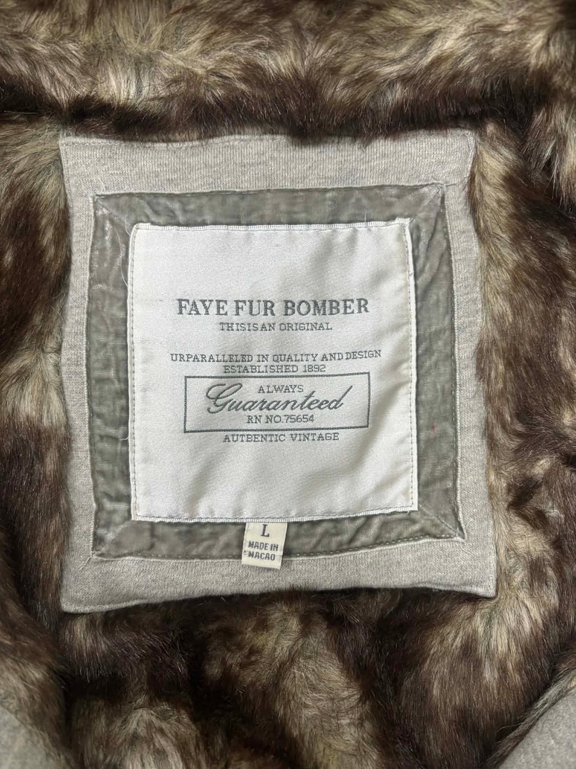 80-90s 아베크롬비 y2k 대장급 폭스퍼 울프죠 걸즈 봄버 자켓 후드 상품이미지4