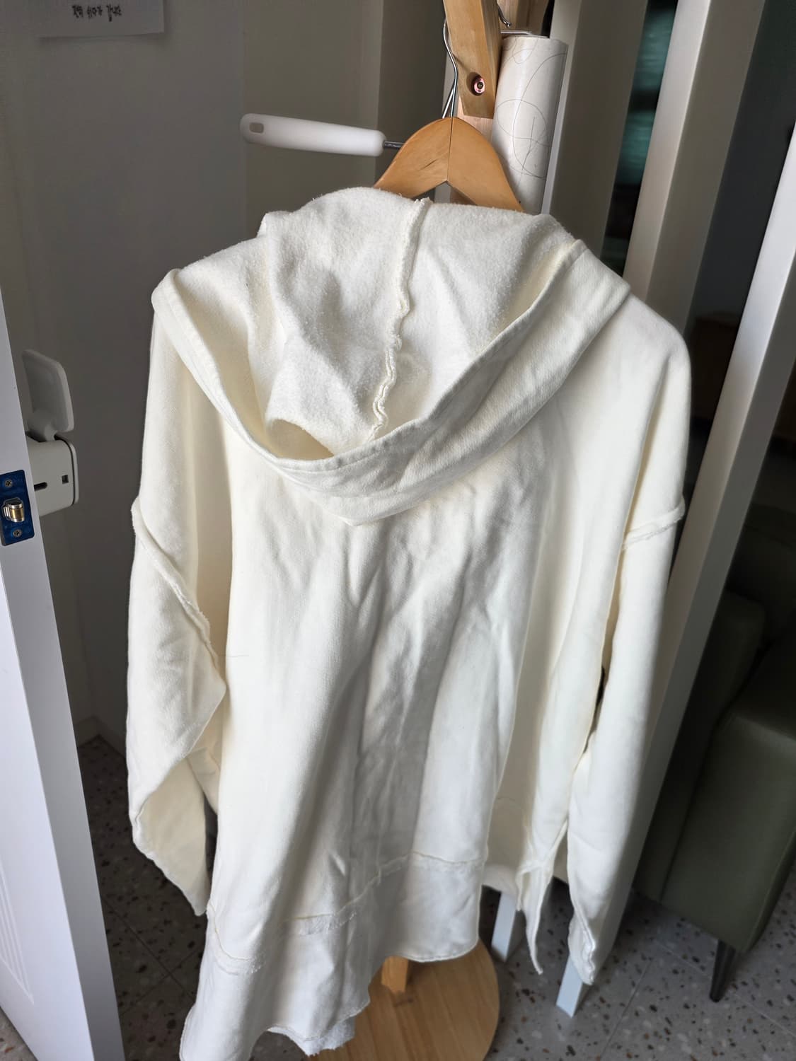 캐피탈 기모 프린지 후드 흰색 팝니다 상품이미지1