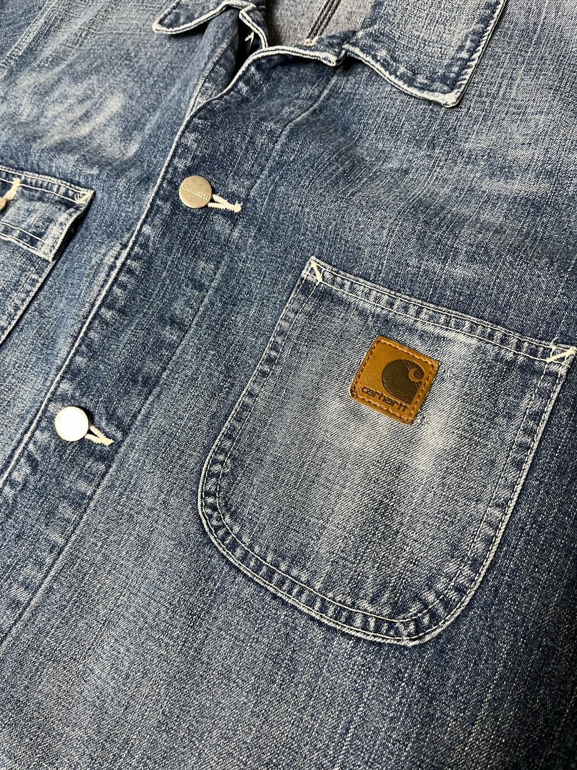 칼하트 데님 초어자켓 L 상품이미지3