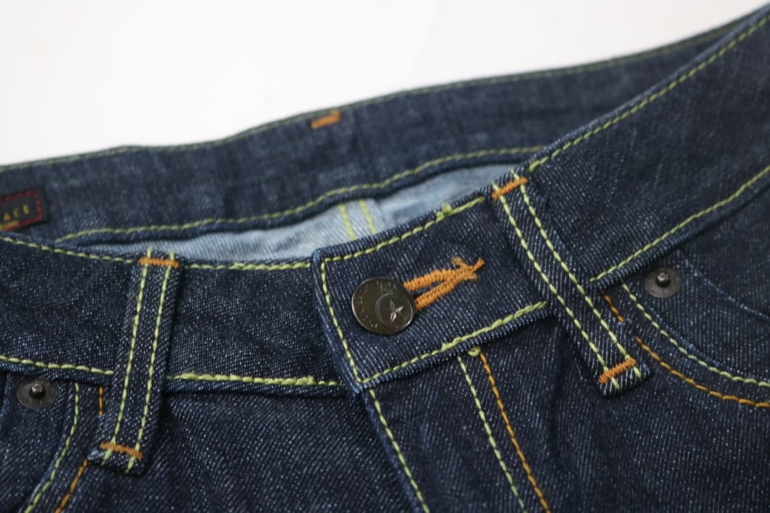 Happy Face by Bobson 옐로우 스티치 부츠컷 데님 팬츠  상품이미지4