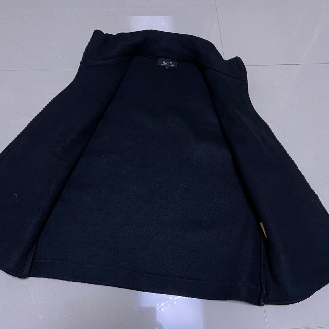 A.P.C. 아페쎄 울 플리스 짚업 배스트 상품이미지3