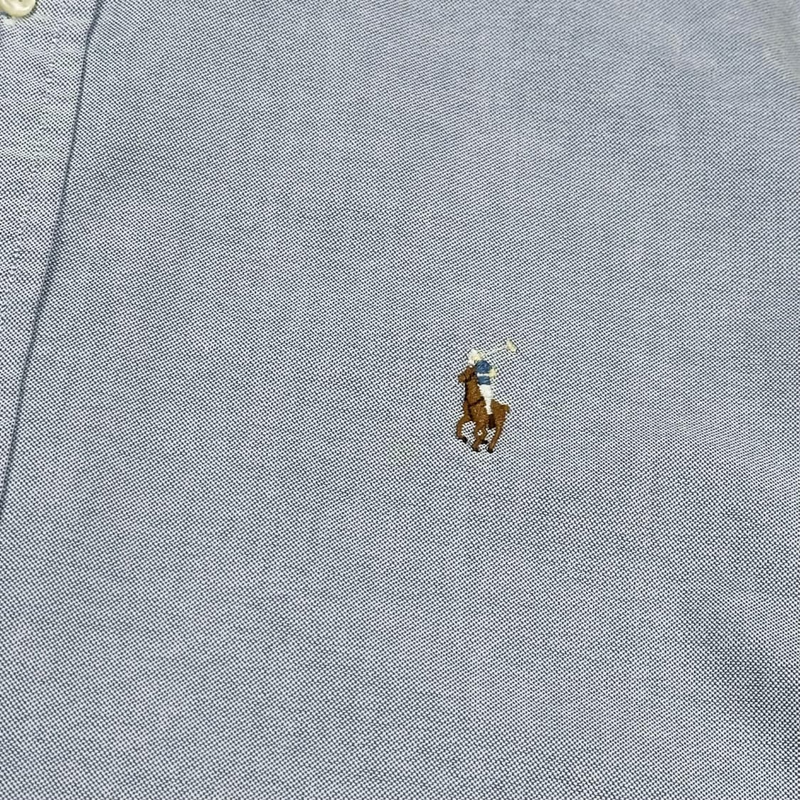 폴로 랄프로렌 포니 커스텀핏 스카이 블루 셔츠 (실측 XXL) 상품이미지3