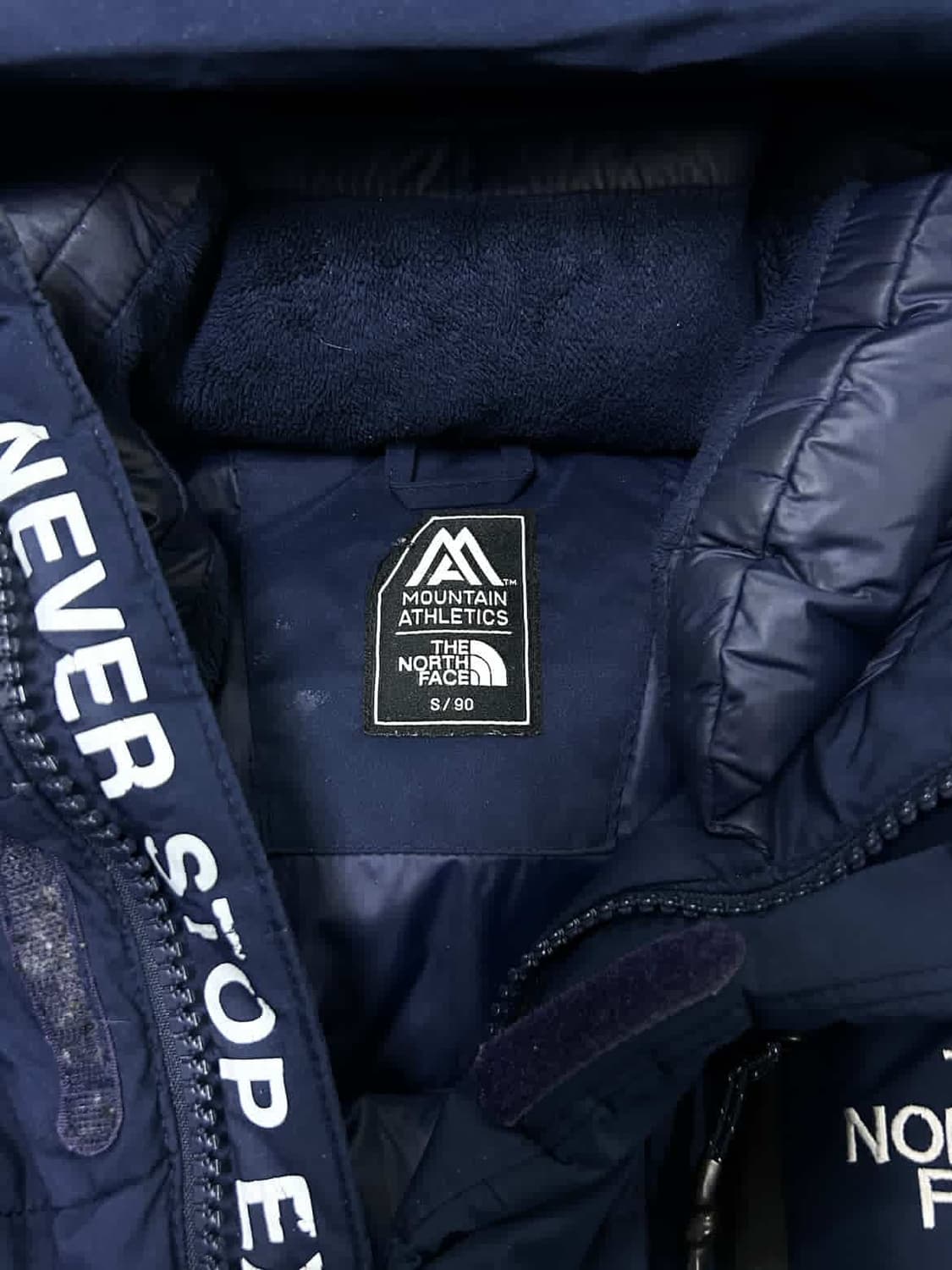 노스페이스 익스플로링 네이비 덕다운 롱패딩 상품이미지7