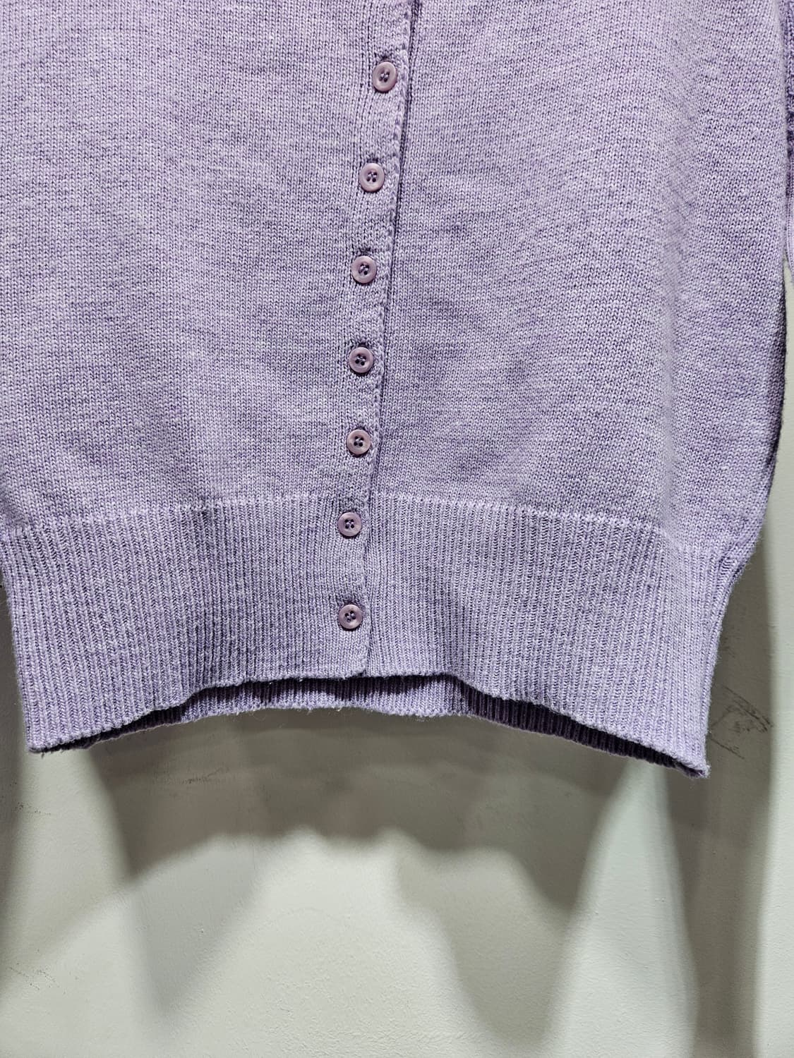 연보라 스퀘어넥 가디건 상품이미지4