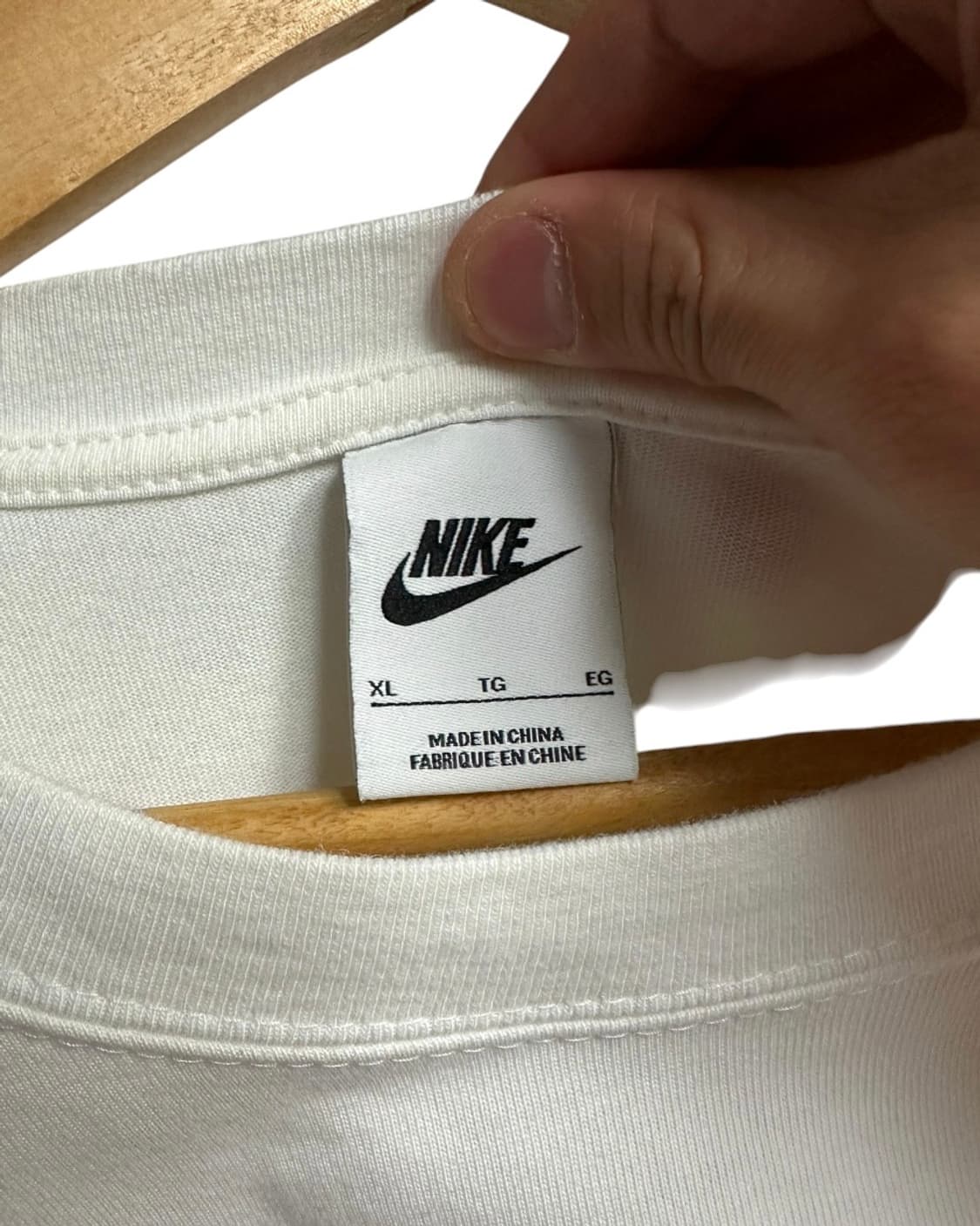 나이키(Nike) 베케이션 화이트 오버핏 반팔티셔츠 XL 상품이미지3