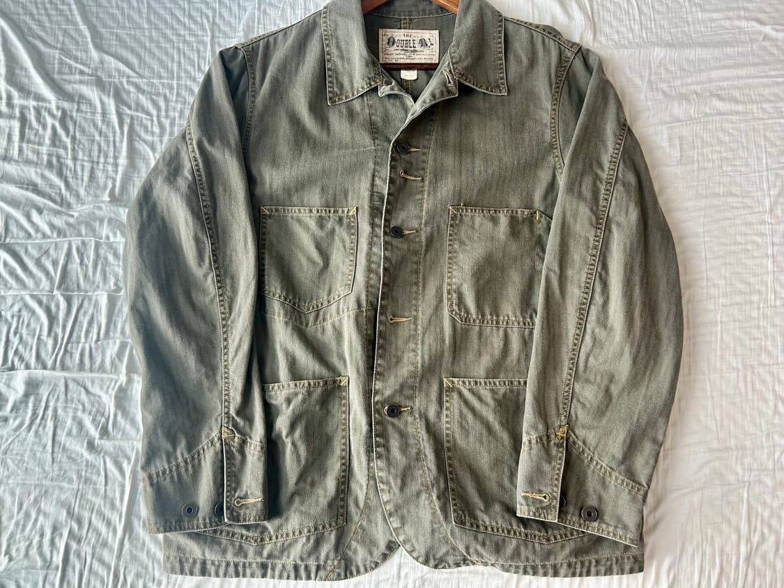 rrl 리넨 코튼 헤링본 자켓 L 상품이미지1