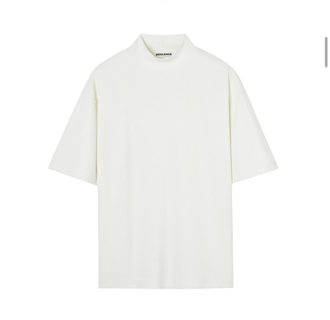 (새상품) 인사일런스 리브드 모크넥 탑 CREAM L사이즈 상품이미지1