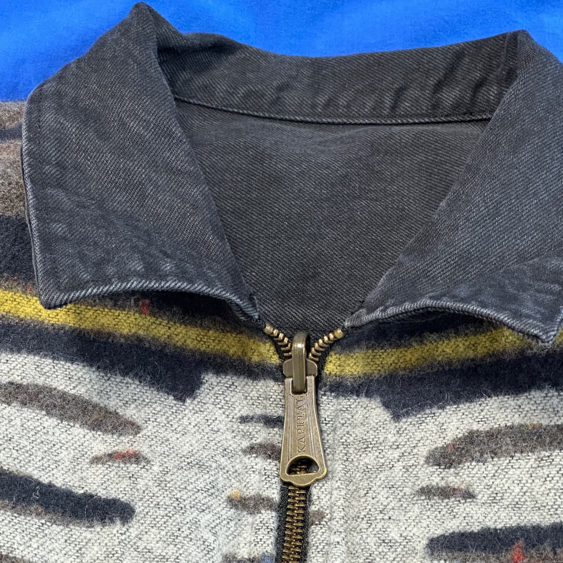 캐피탈 데님 본 리버시블 집업 자켓 (2) 상품이미지2