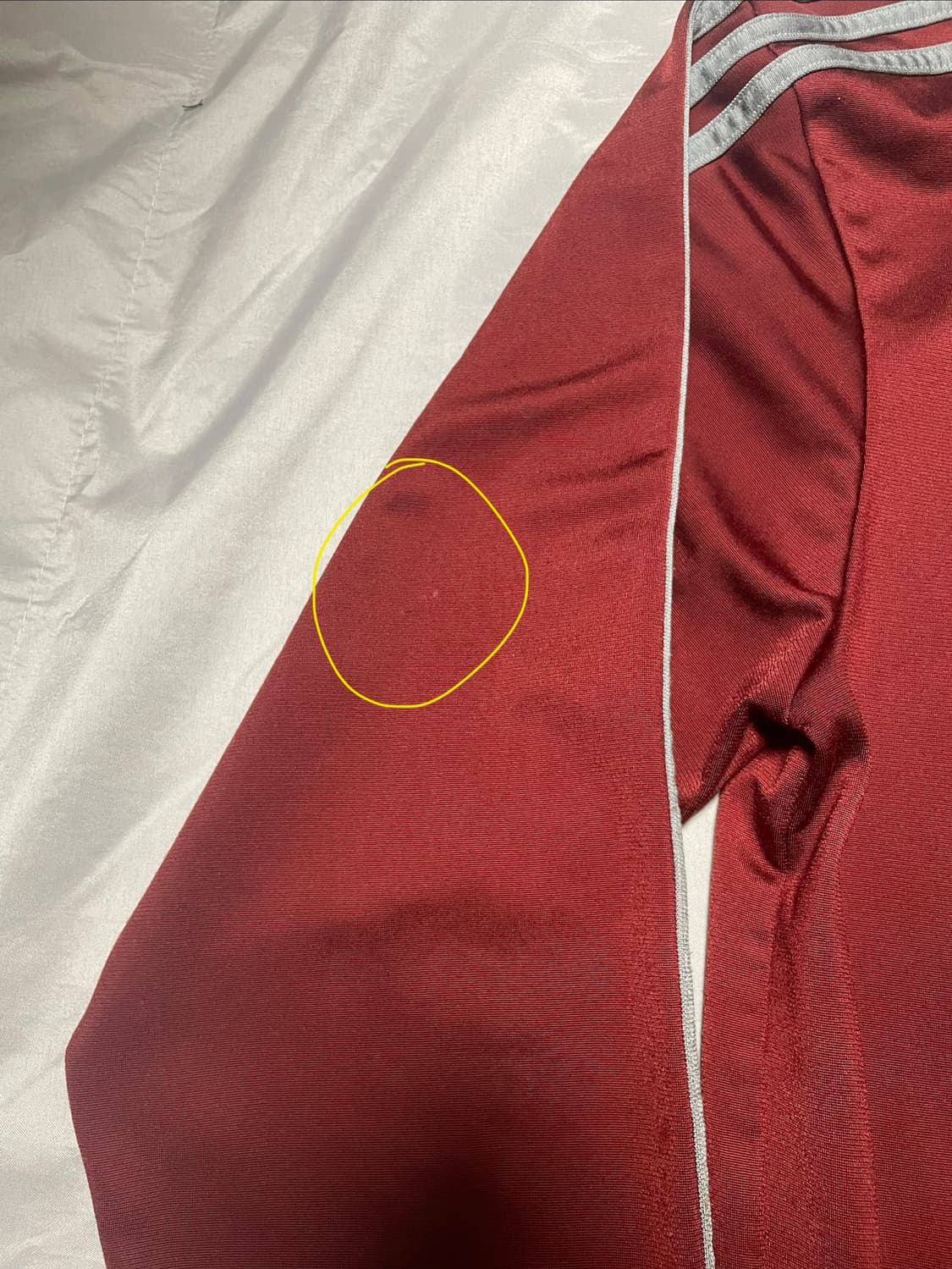 아디다스 파이어버드 버건디 트랙탑 져지 해외판 S 상품이미지4