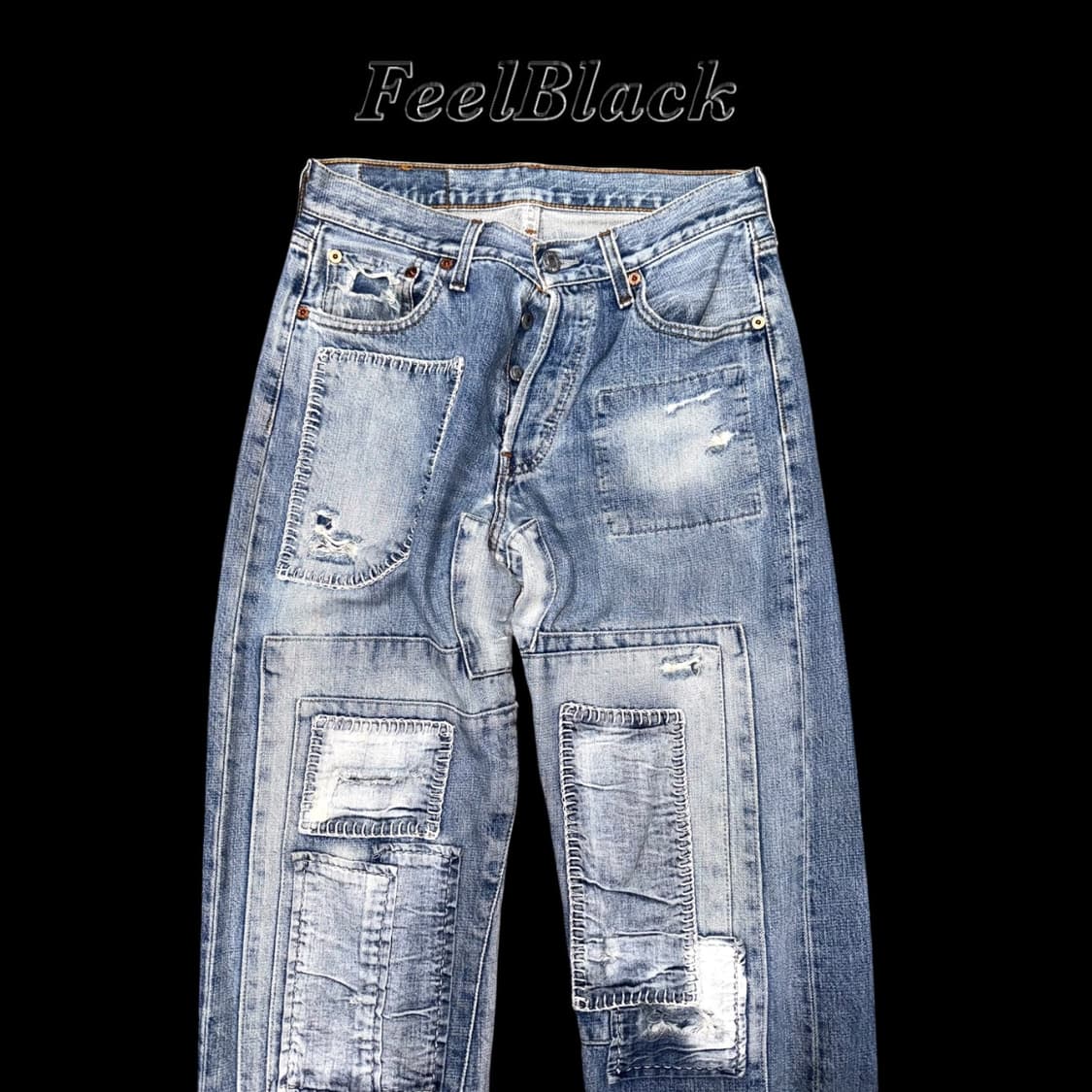Levi’s Patchwork Damaged Denim 상품이미지2