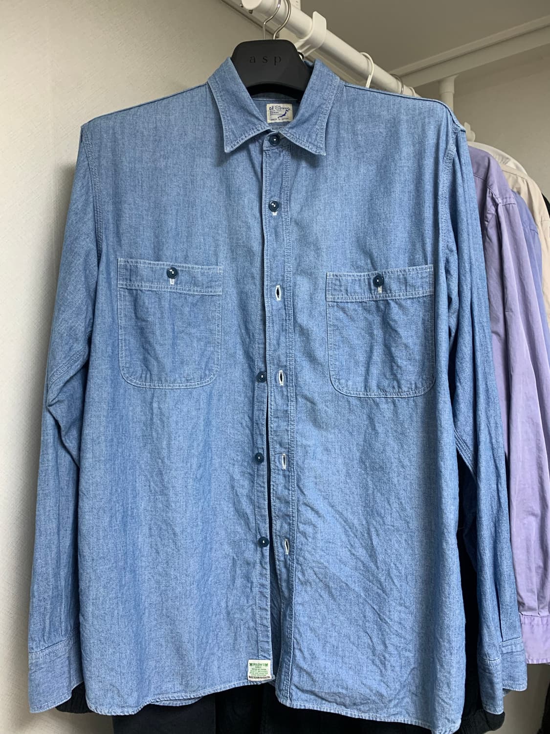 오어슬로우 샴브레이셔츠 5 상품이미지1