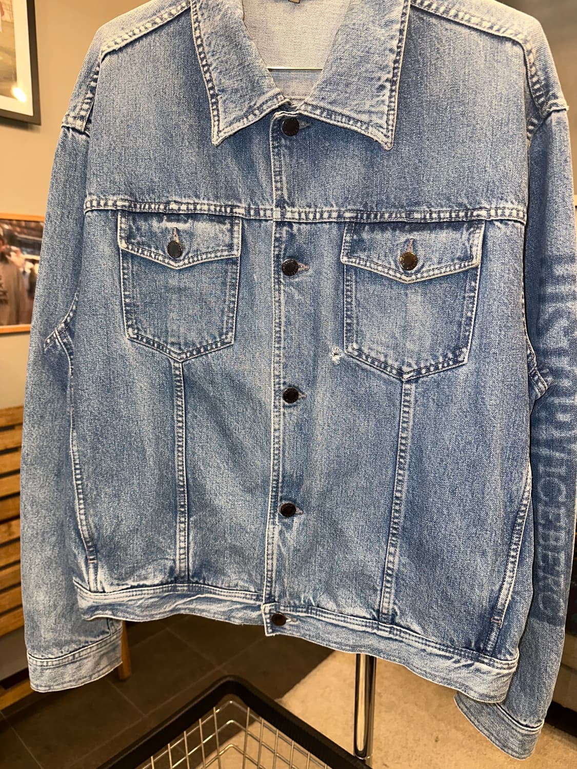 90‘s Iceberg disney American flags denim 상품이미지6