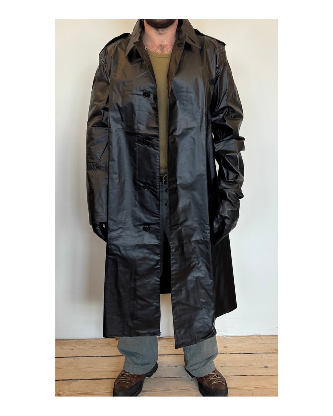 60s Swedish Army Raincoat 상품이미지2