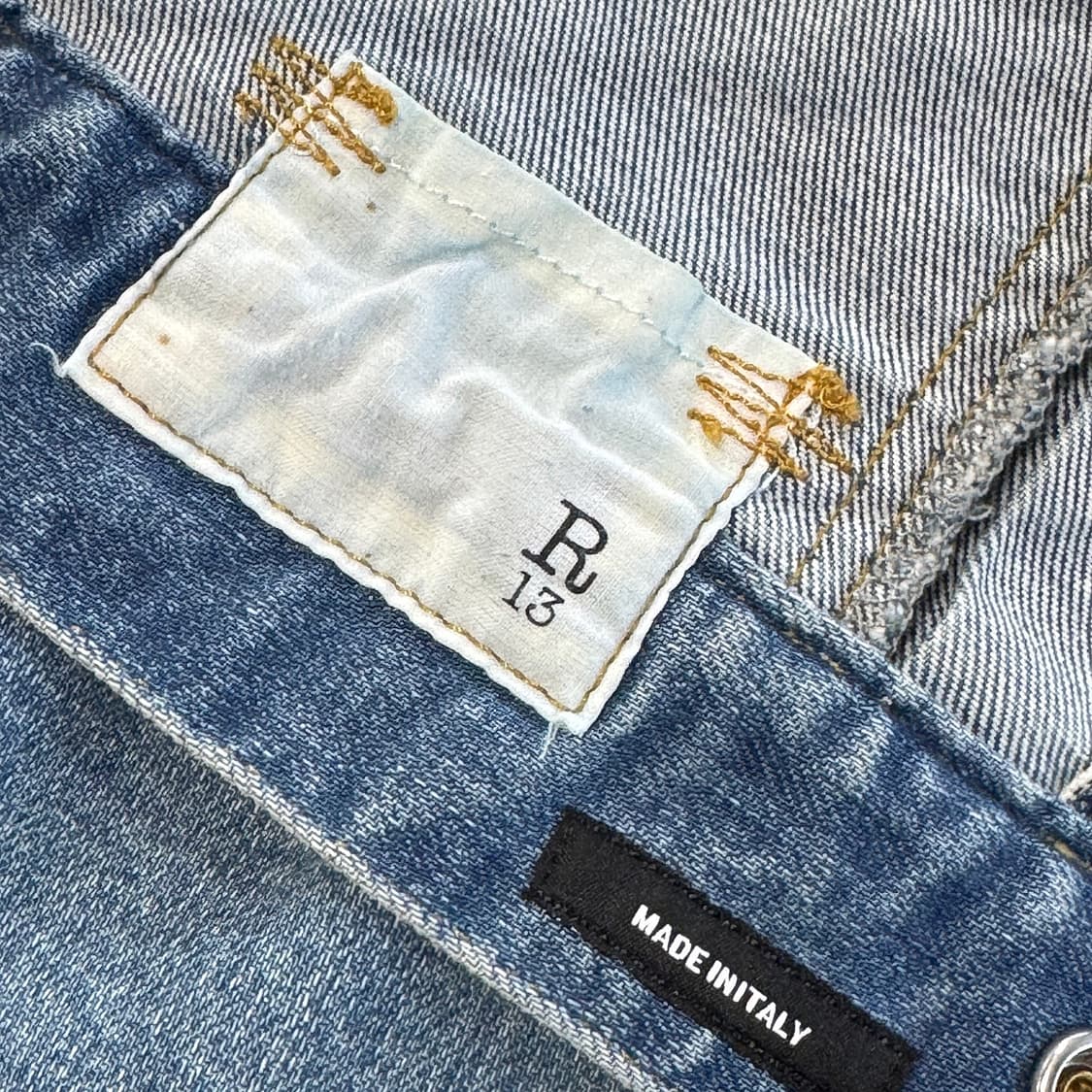 알써틴 R13 데님 트러커 자켓 상품이미지7